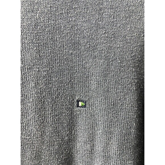 Defacto Sweater Men Small Crew Neck Gray Preppy Tight Knit Pullover Long Sleeve - Picture 5 of 7